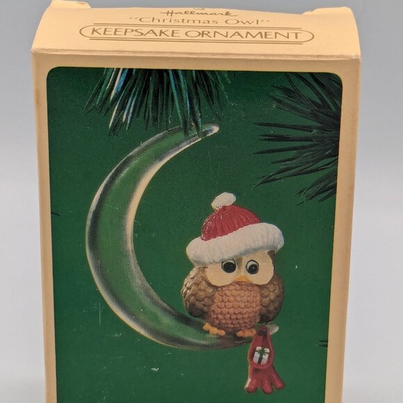 Hallmark Keepsake Christmas Owl 1984, Vintage Christmas Ornament - Picture 7 of 10